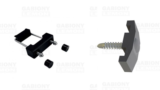 Úchytka k stĺpiku 6x4 (nerez) / Úchytka k stĺpiku 6x4 (PVC)